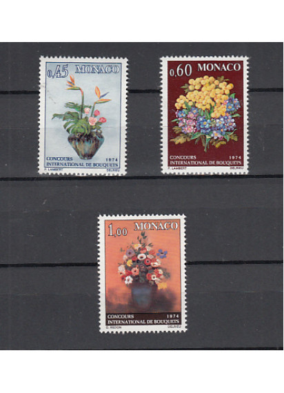 1973 Monaco composizioni floreali 